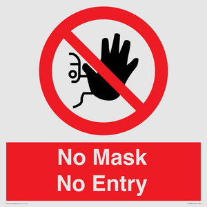 No Mask No Entry